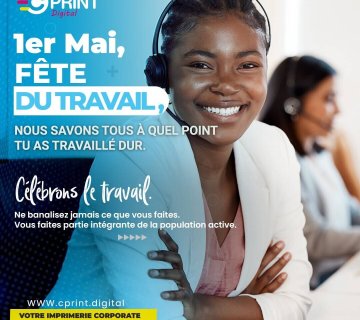 Bonne fête du travail CPRINT DIGITAL