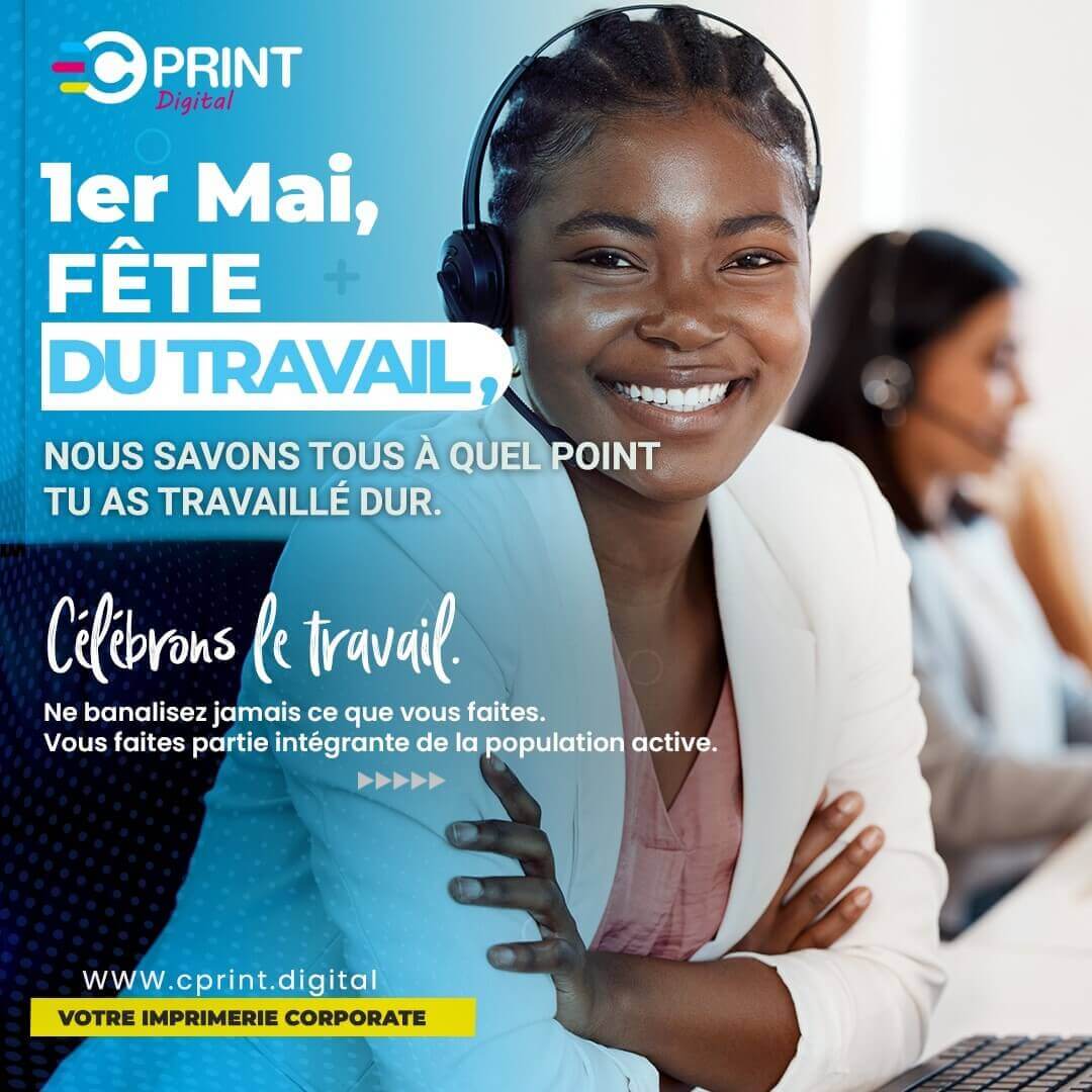 Bonne fête du travail CPRINT DIGITAL